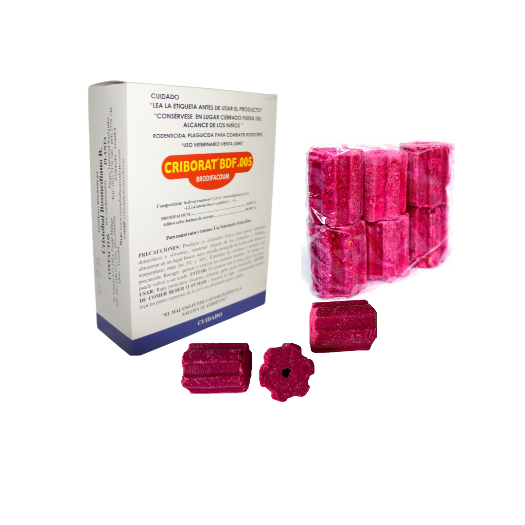 Criborat cebo brodifacoum veneno para ratas 150gr